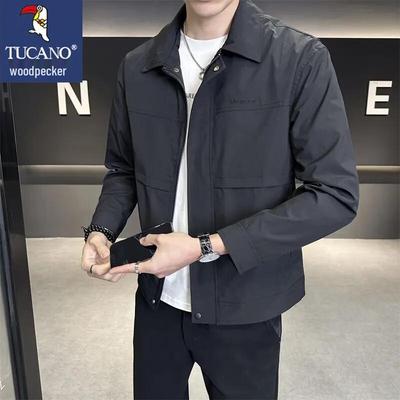 Men's Spring Autumn Casual Lapel Jacket