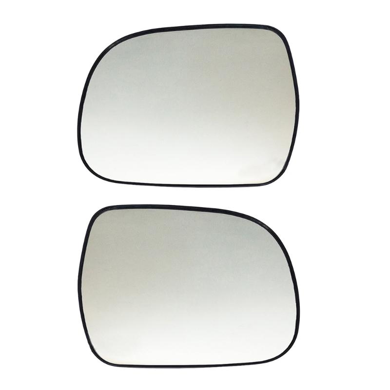 Rear View Mirror Glass Passenger/Driver Side Door Rear View Side Door Mirror Glass Easy Installation for RX 2003-2008