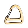 Alloy Triangle Carabiner 32mm Keychain Belt Buckles Spring Quickdraws Clip  Outdoor Tool
