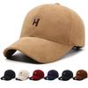 New Fashion Casual Versatile Baseball Cap Autumn and Winter Outdoor Warm Windproof Hat Letter Embroidery Cap