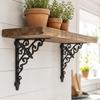Decorative Wall Shelf Bracket Sturdy Mounted Brackets Long-Lasting