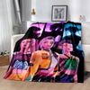 Colorful Fashion Friends Blanket Durable Comfort Perfect for Couch Bed Office Chair All-Season Use Stylish Decor