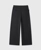 Daibeuinumeon Belted Flare Stripe Pants (Black)
