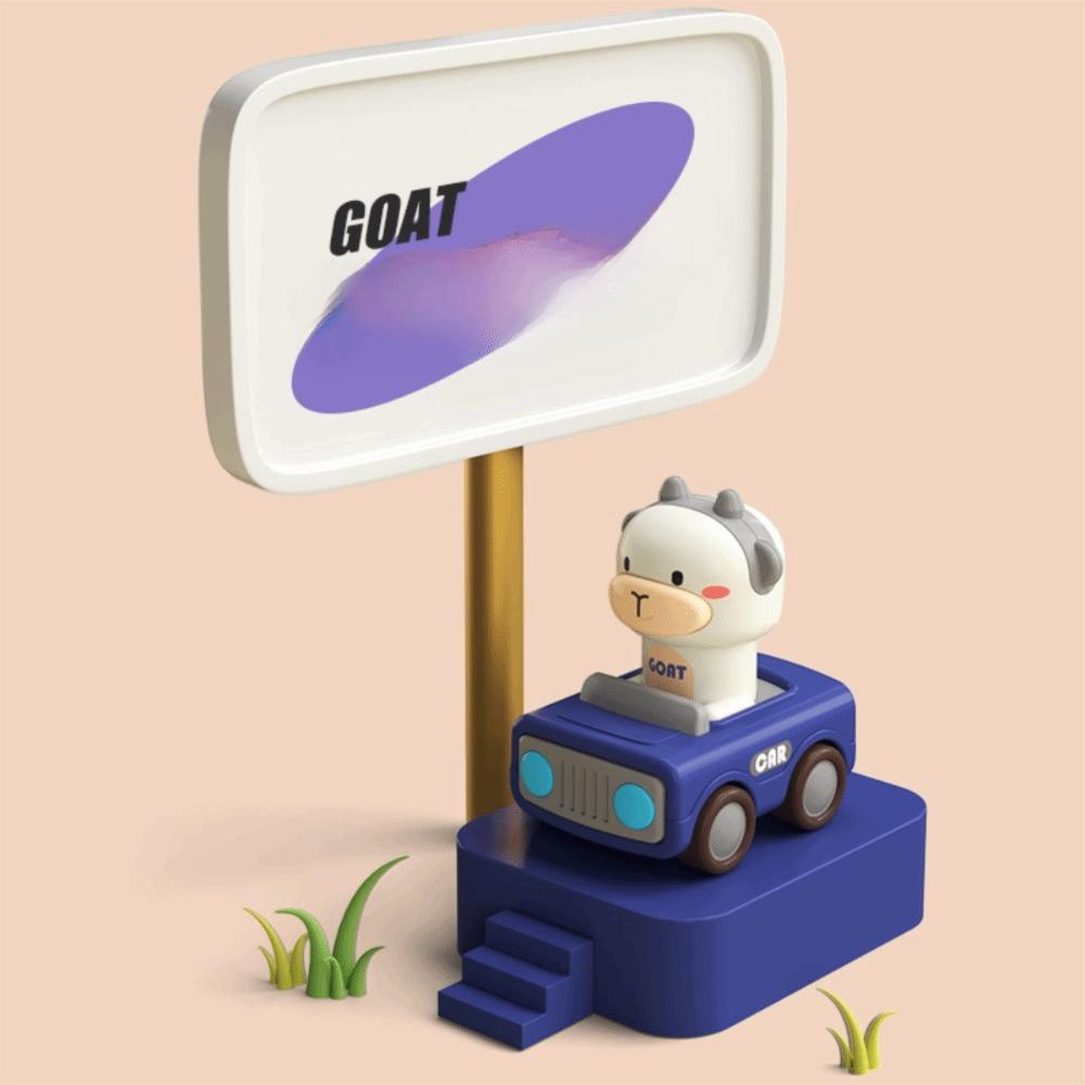 Birthday Gifts Press To Go Car Toy Cartoon Infant Play Vehicle  Toddlers 1-3