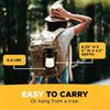USB Rechargeable Camping Lantern Portable Hanging Tent Light Solar Charging 3000-5000K Stepless Dimming Outdoor Lamp