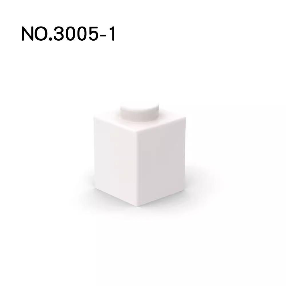 20pcs MOC Parts 3005 Brick 1 X 1 Compatible Bricks DIY Assmble Building Blocks Particle Kid Puzzle Brain Toy Gift