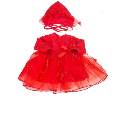Il vestito rosso può scegliere il vestito per bambole rinate da 23-24 pollici Nuovi vestiti per neonati Accessori per bambole rinate