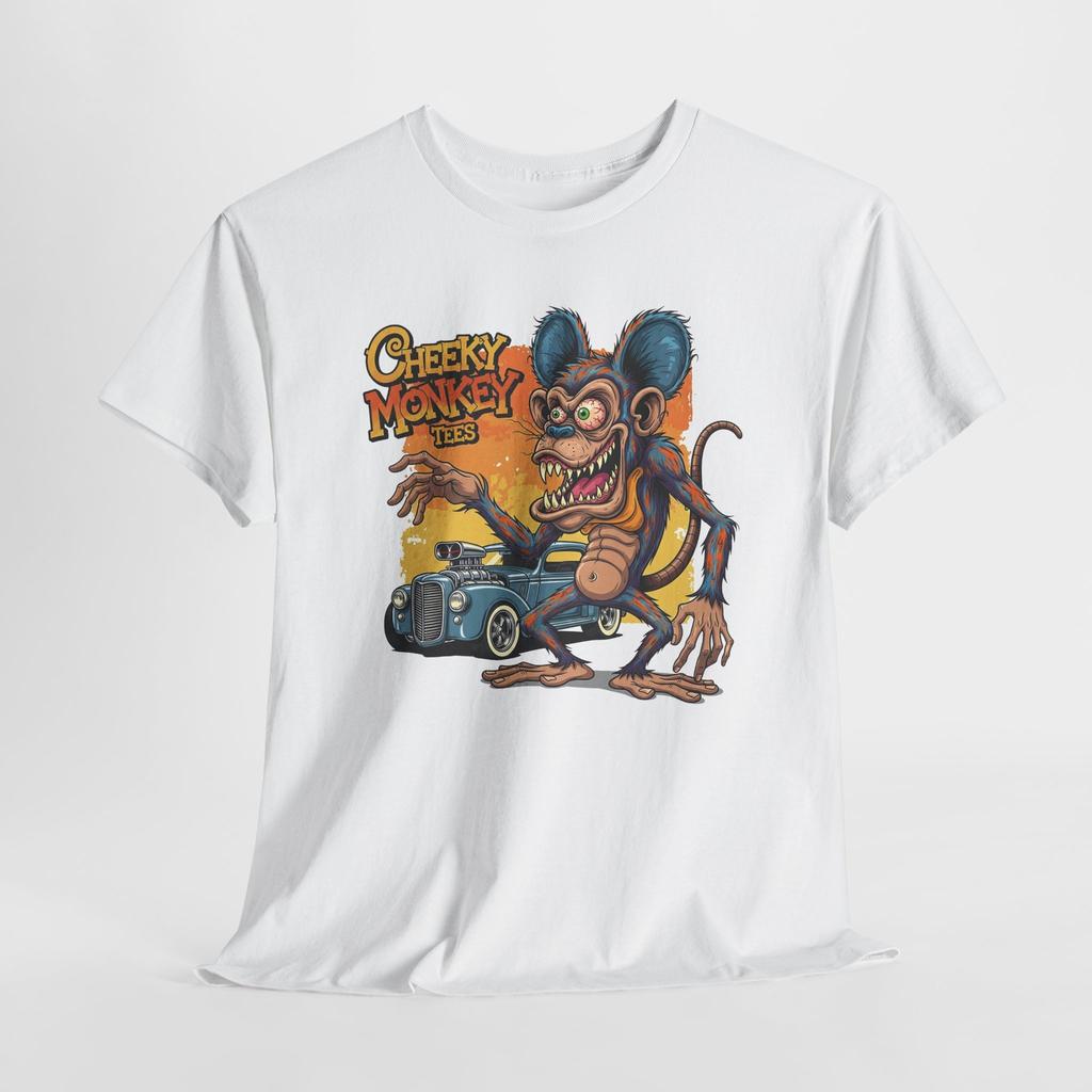 Cheeky Monkey T-Shirt Mens Womens Tees Tops Graphic Tshirt Tops Tees, Graphic Tshirt Tops Tees, Funny, Unisex T-Shirt Mens Womens Tees Top