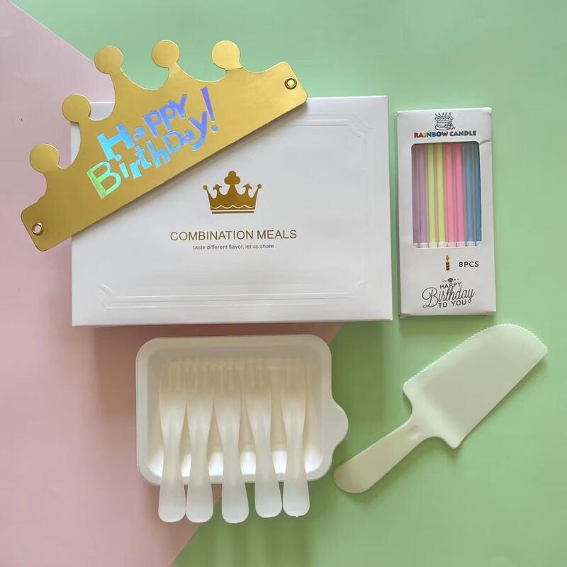 Libaiyi Disposable Cake Cutlery Set