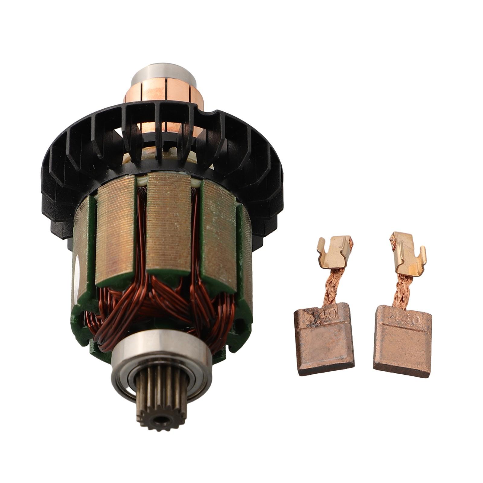 

6193809 Якорь с 6195835 Комплектом угольных щеток CB440 для дрели DDF482 DHP482