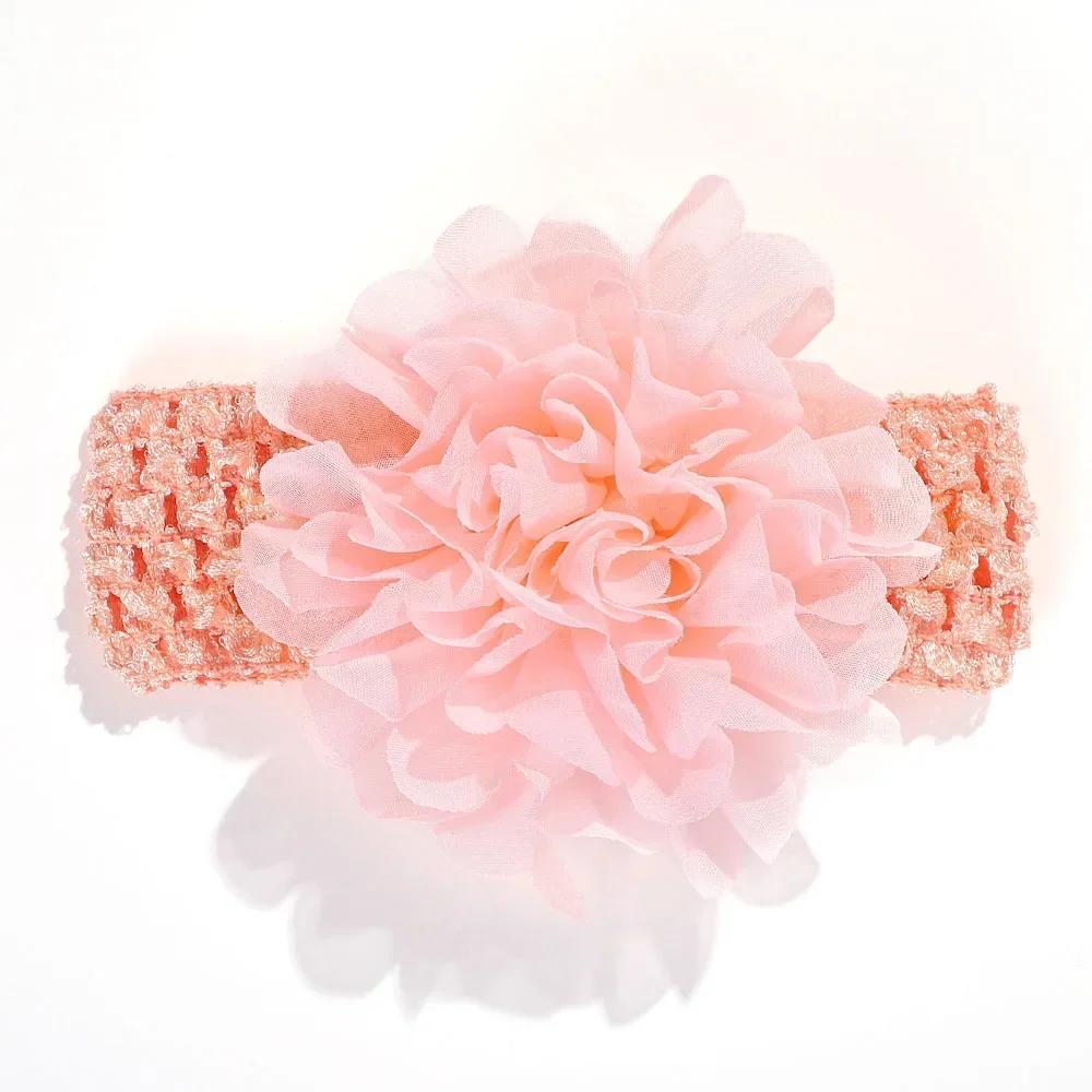 

0-3 года ДЕТСКИЕ БАНТЫ Повязки на голову Шифоновый цветок Мягкая эластичная резинка для волос Ручная работа для младенцев Повязка на голову Младенцы Детские аксессуары для волос