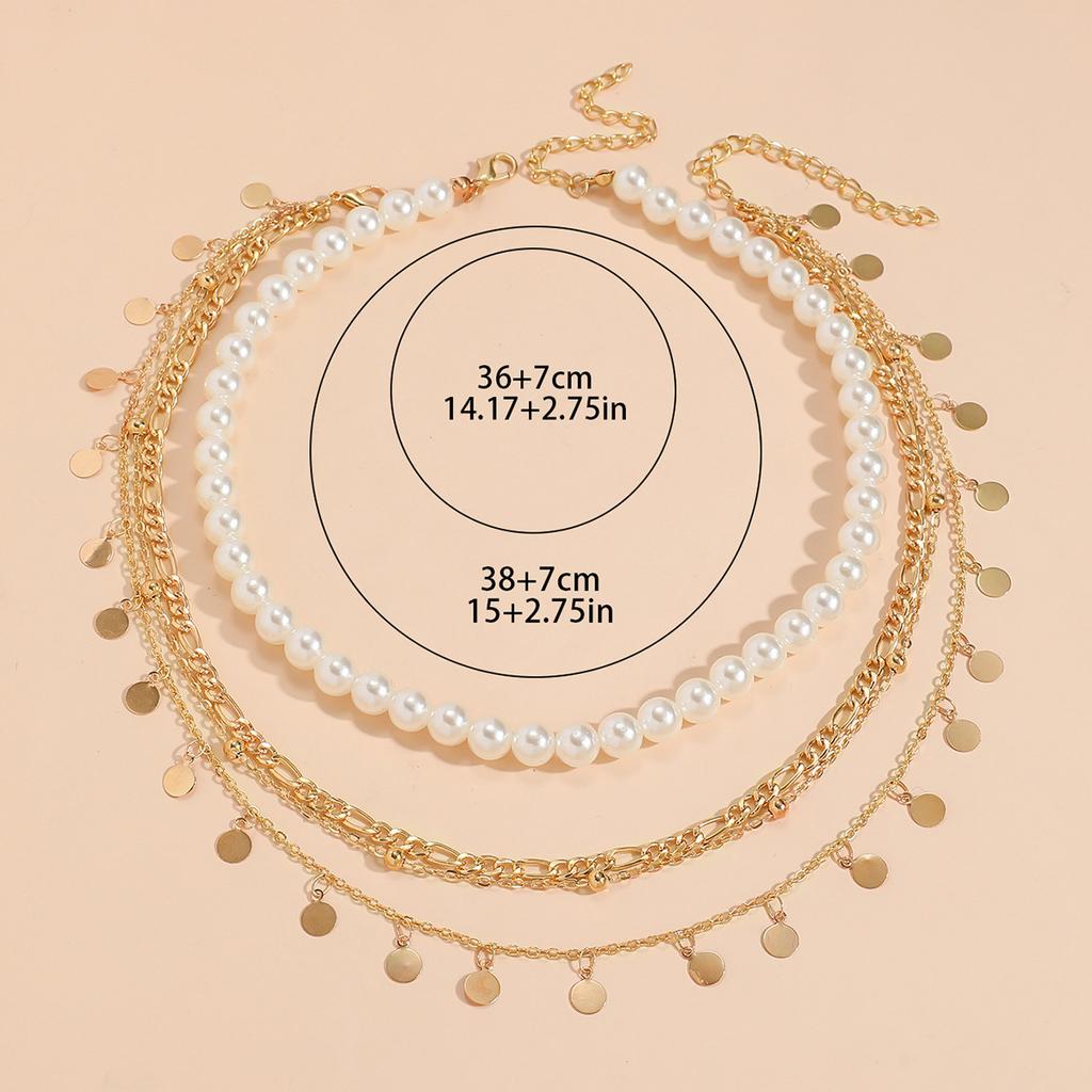European and American Fashion Multi-layer Necklace Trendy, Sexy, Versatile Pendant Clavicle Chain Personalized Layered Jewelry