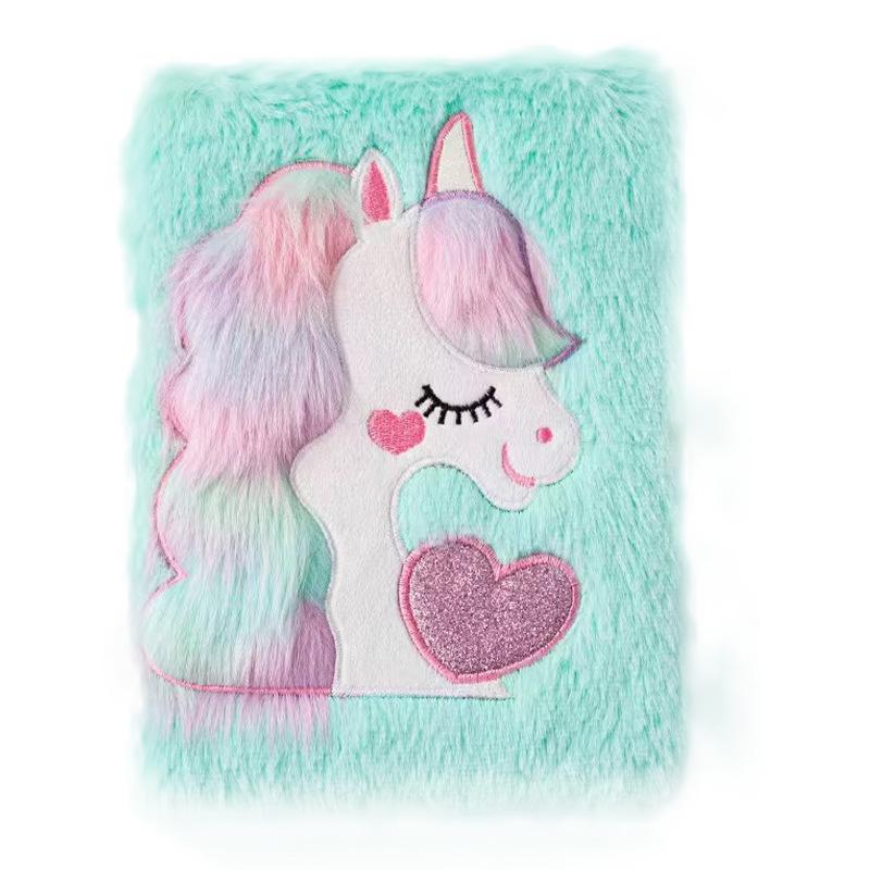 Best-Selling Cute Unicorn Plush A5 Notebook: Adorable Cartoon Diary for Students & Gifting