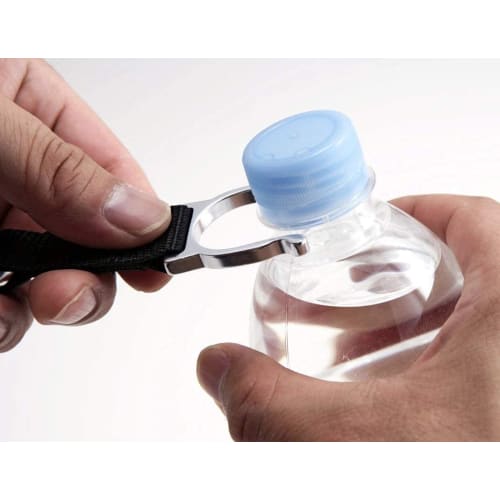 Audiophile Water Bottle Holder with Carabiner, Set of 5 (Blue)