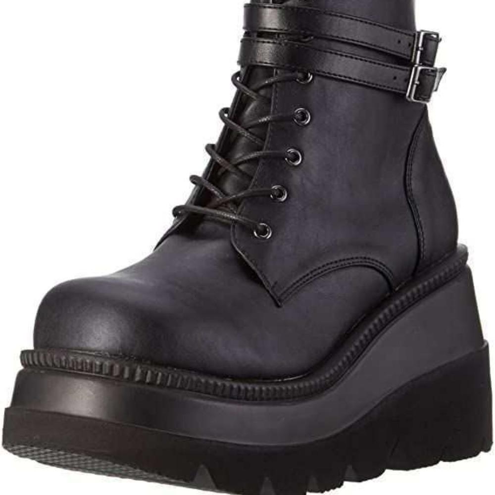 

Осінній Європі та Сполучених Штатах булочка супер товстий низ барвисті високі пінетки дівчина. 35 чорний