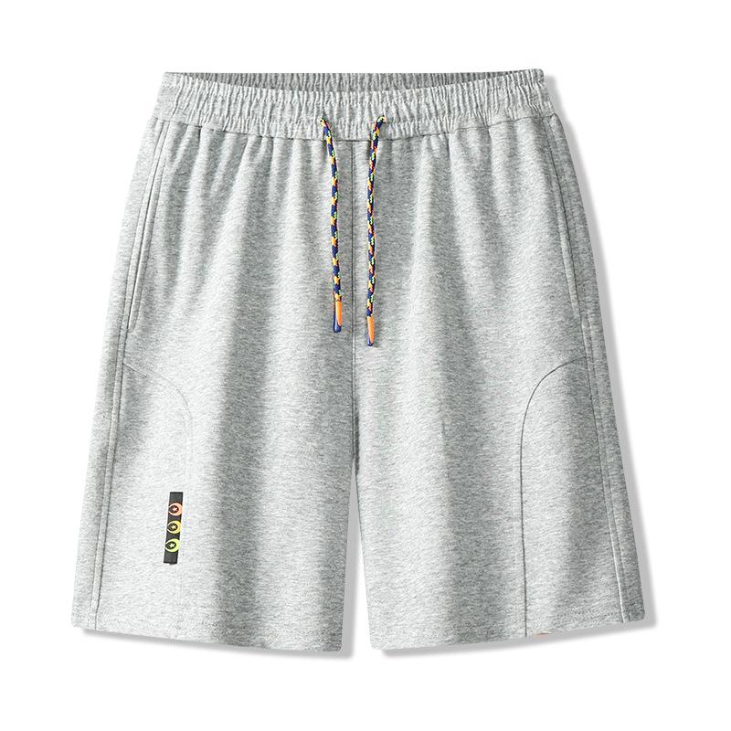 Reine Baumwollshorts für Herren Japanische Übergröße Sportlich Lässig Locker sitzende Overalls Cropped-Hosen