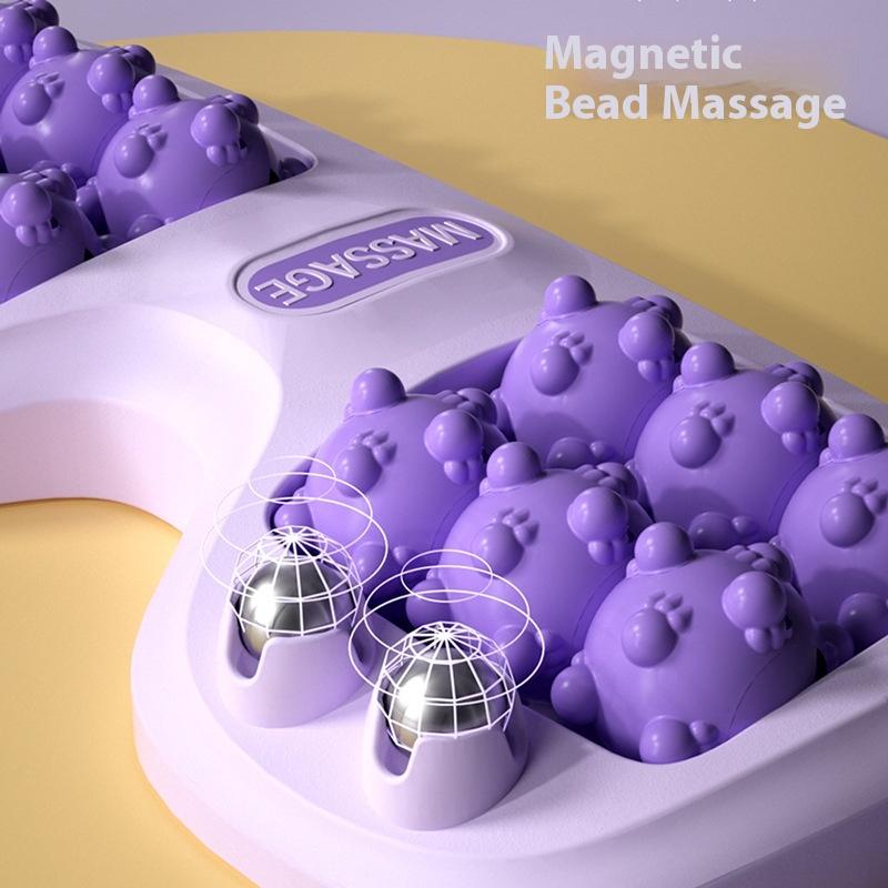 Home Use Foot Massage Roller With Magnetic Nodes | Acupoint Stimulation Therapy Tool