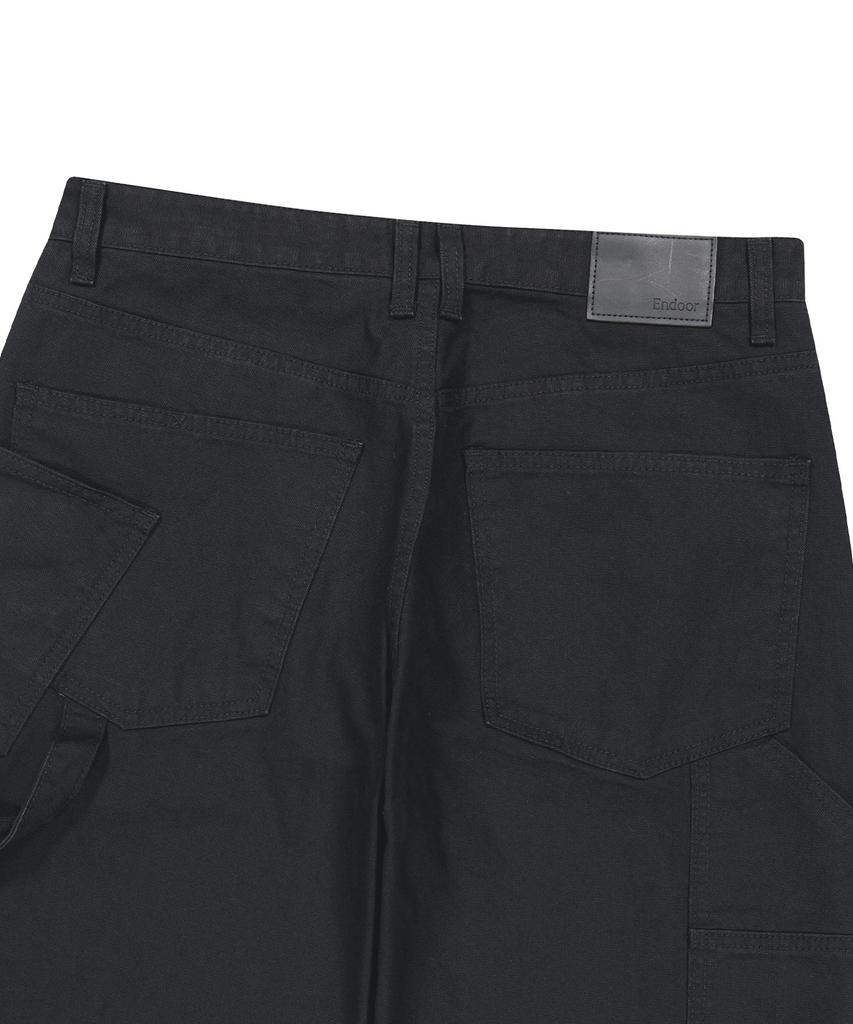 ENDOOR Washed Duck Double Pants (Black)