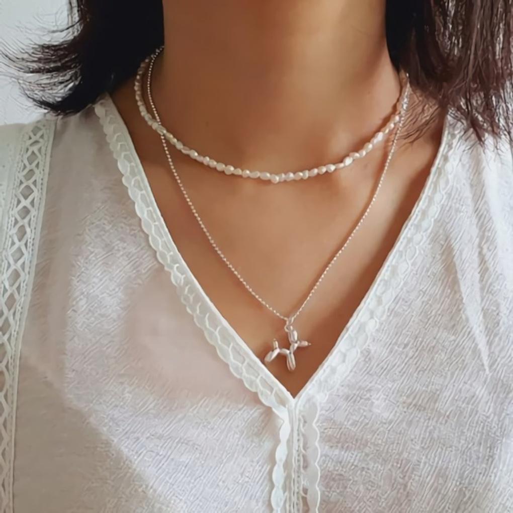 

Women s Pearl Mini Layered Necklace bracelet
