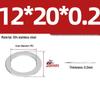 304 Stainless Steel Ultra-Thin Flat Washers - Available in Thickness: 0.1mm, 0.2mm, 0.3mm, 0.5mm