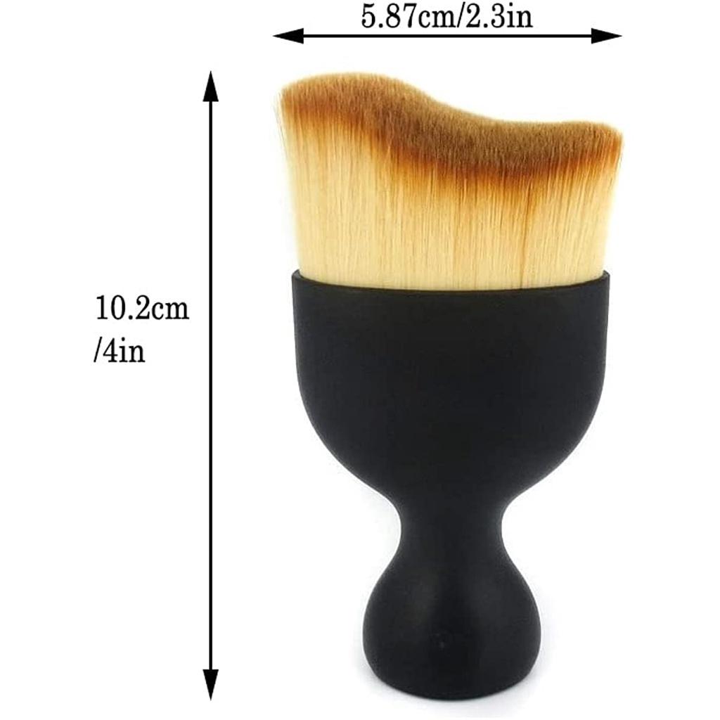 4pcs Soft Car Detailing Brushes Portable Cleaning Brush Dashboard Air Outlet Gap Dust Removal Clean Brushes Home Office Detailing Clean Tools For Car