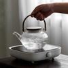 1 Pc Hammer Glass Teapot Household Thickened High Temperature Heating Electric Ceramic Stove Open Fire Tea Maker