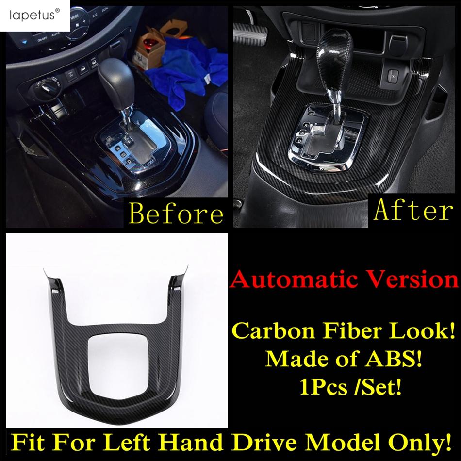 Side Air AC Vent Handle Bowl Gear Shift Head Cover Trim For Nissan Navara NP300 / Terra 2017 -  ABS Carbon Fiber Accessories