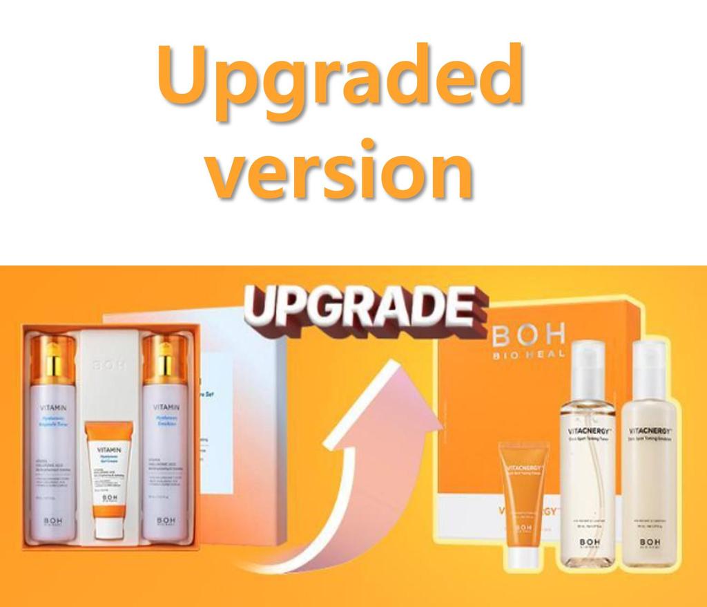 [BIOHEAL] BOH Vitacnergy Dark Spot Toning Skin Toner 150ml + Emulsion 150ml + Gel Cream 30ml Skincare [SET]