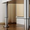 Round Adjustable Furniture Legs 15cm  Steel 250kg Load Capacity Not  Slip Base for Bed Sofa Table