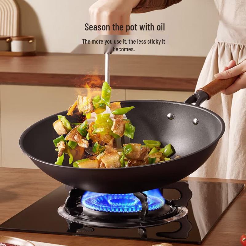 COOKER KING 28cm Non-Stick Titanium Iron Wok
