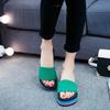 Popular Non-Slip Platform Wedge Sandals - Ladies' One-Strap Summer Beach Shoes with Thick Soles