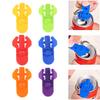 Set of 6 Colorful Manual Drink Can Openers Can Opening Tool Comfortable Beverage Can Openers Plastic Can Opener for Can