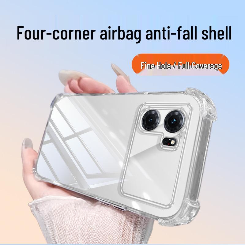 

Compatible with OPPO K10, K10 Pro, K10 Vitality, K10x, Realme V25 Airbag Shockproof Transparent Phone Case OPPO k10 Vitality Edition