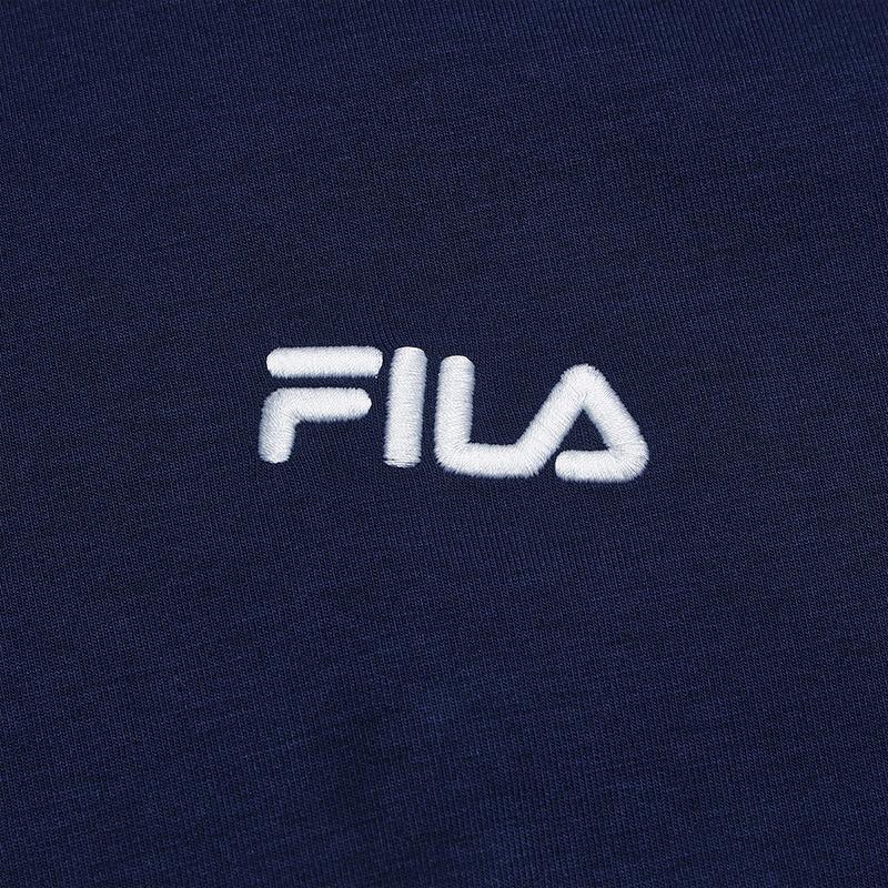 FILA Original Split Goddess Skirt III Fashion Simple Classic Retro Elegant Relaxed Casual Versatile Comfortable Short Sleeve Dress F51W629304FDB