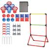 2 in 1 Outdoor Bucket Game Set Portable Carnival Games Combo Set  Backyard Game Supplies