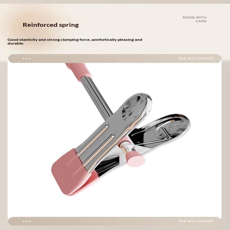 12Pcs Adjustable Metal Hangers With Clips, Non-Slip Space-Saving For Pants/Skirts & All Garments, Keep Clothes Tidy & Organized