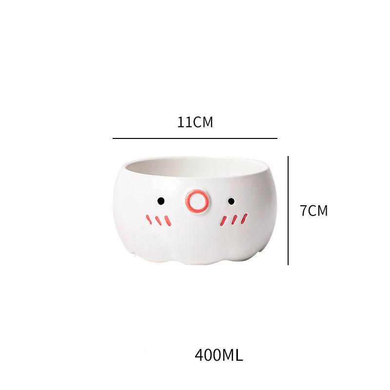 

Креативная милая миска в виде осьминога, керамическая миска для дома, миска для еды, бытовая тарелка, экологически чистый набор столовых приборов