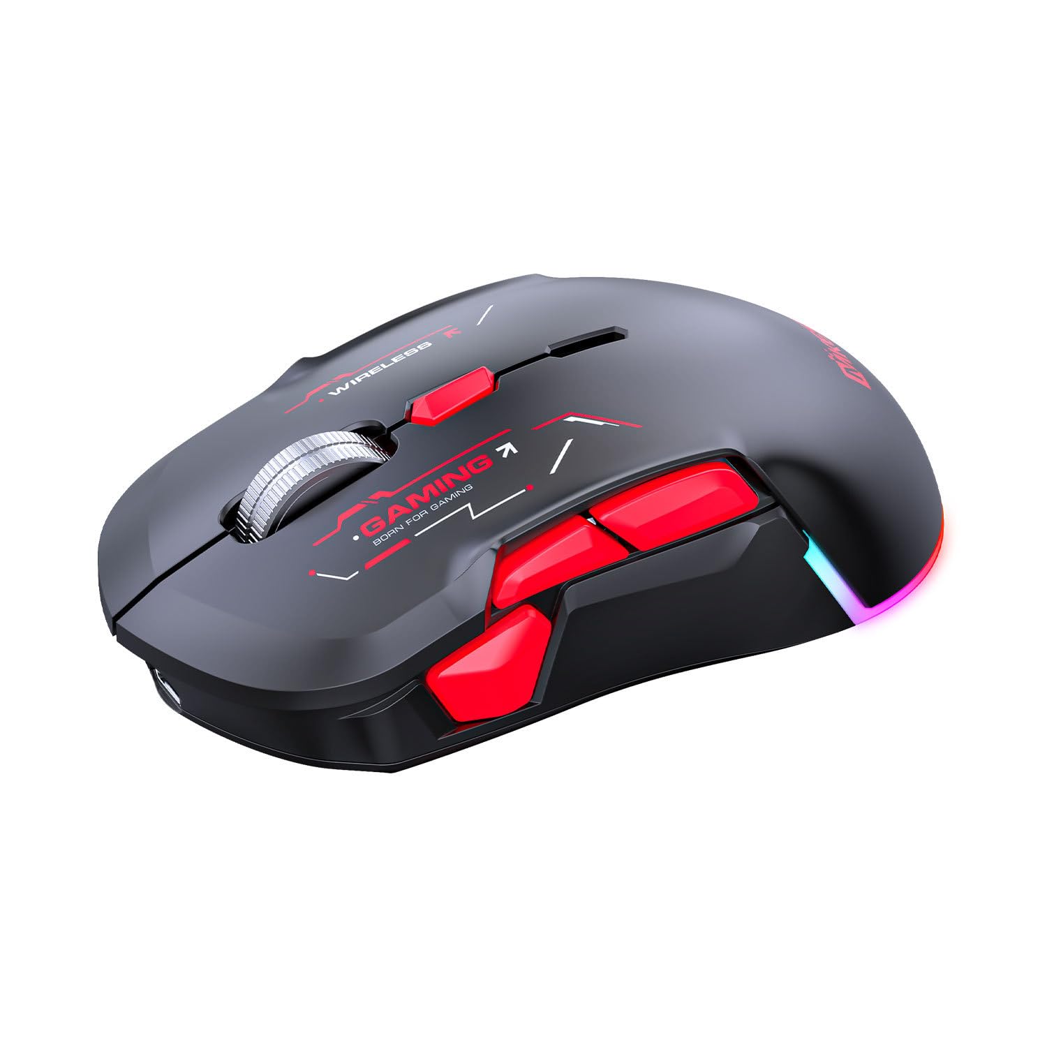 

Gaming Bluetooth 6 DPI Settings Quiet 10 Connects to up to 5 800mAh Compatible with Mac and Android Wireless/Wired Mouse, 2.4GHz,