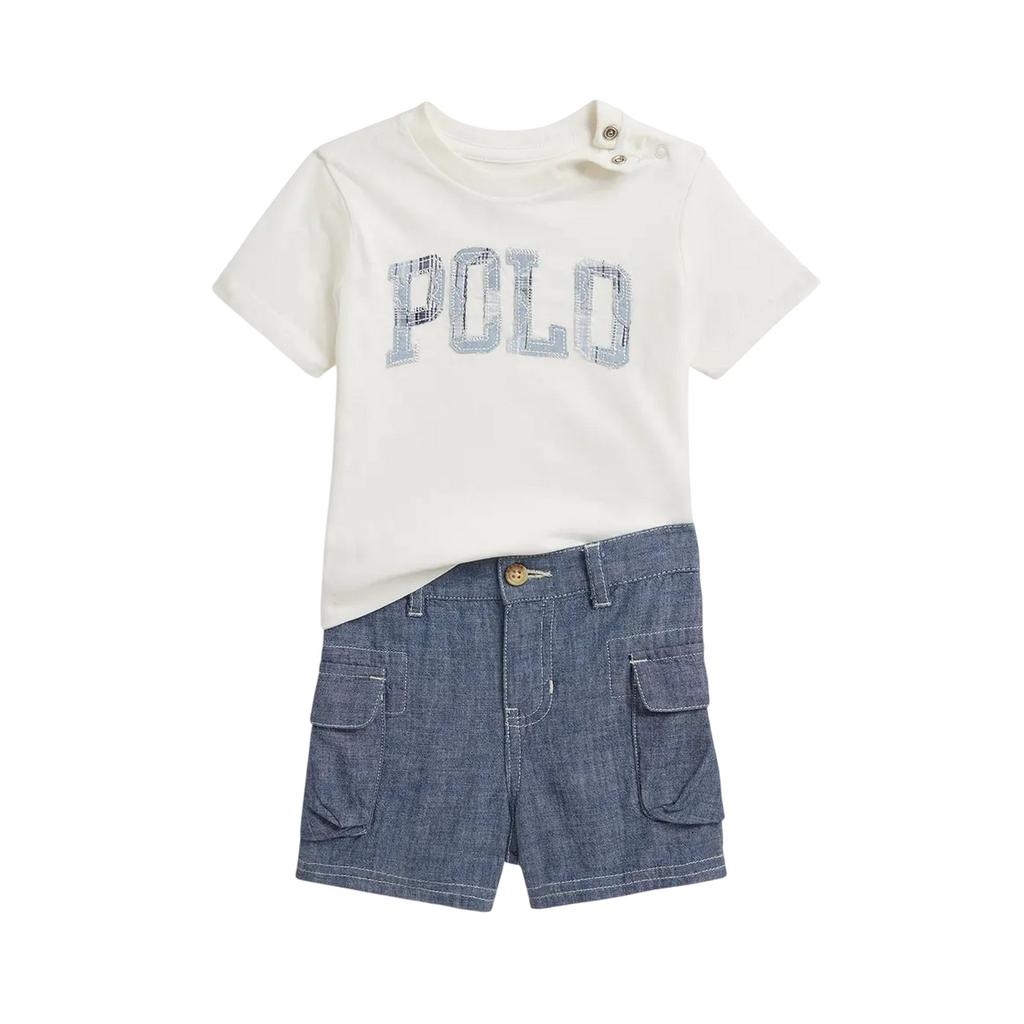 Ralph Lauren Bebek Erkek Polo Tişört ve Şort Seti