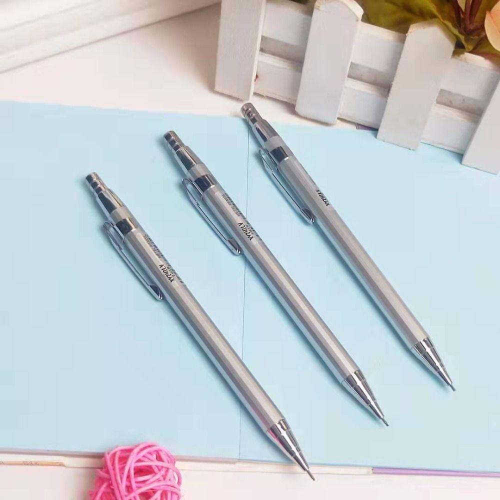 0.5/0.7MM Automatic Pencil Metal Propelling Pencil Simple Mechanical Pencil  Art Painting Supplies