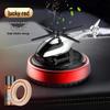 Solar-Powered Rotating Helicopter Car Air Freshener with Light Sensor