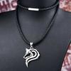 BEIER 3D 316L stainless steel new design howling wolf pendant necklace viking men celt Charm Fashion jewelry LLBP8-303P