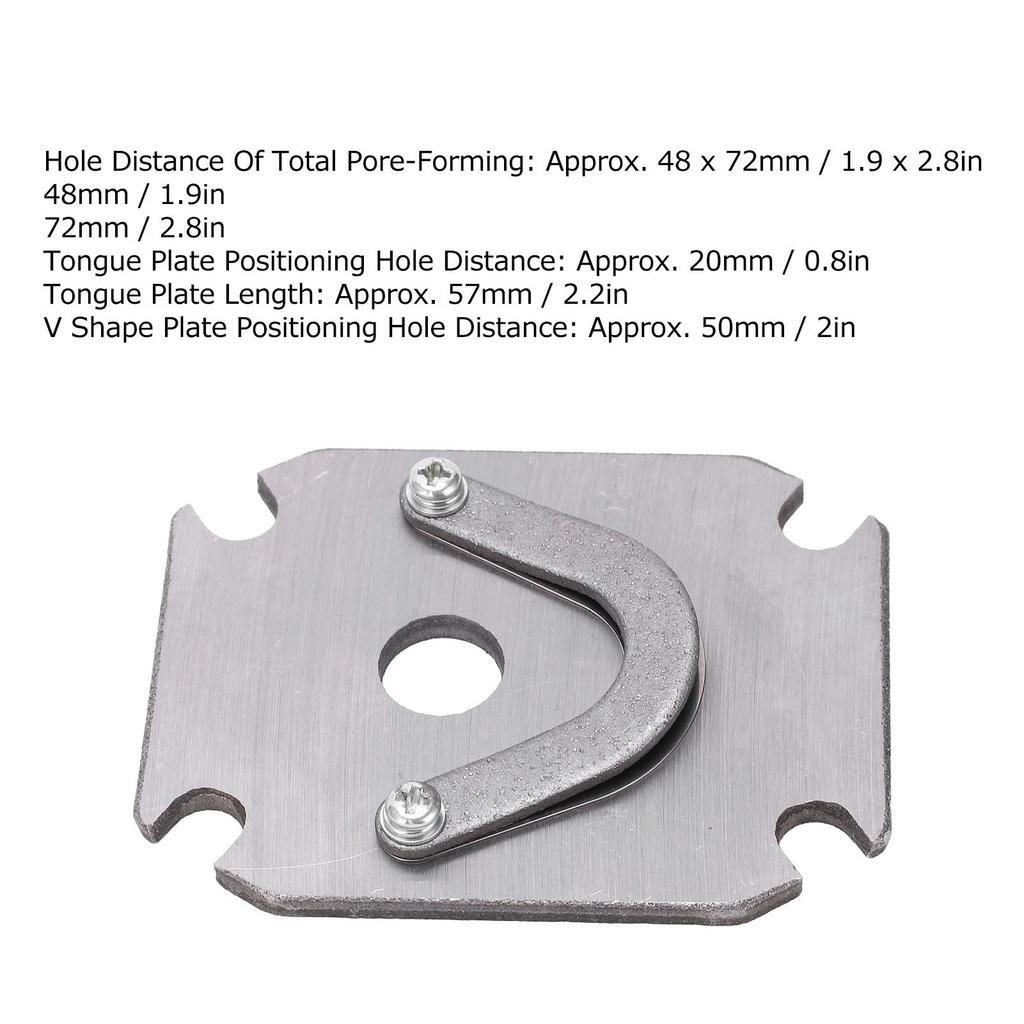 Valve Plate Replacement, V Shape Metal Accessory Set Ideal for Changing and Replacing