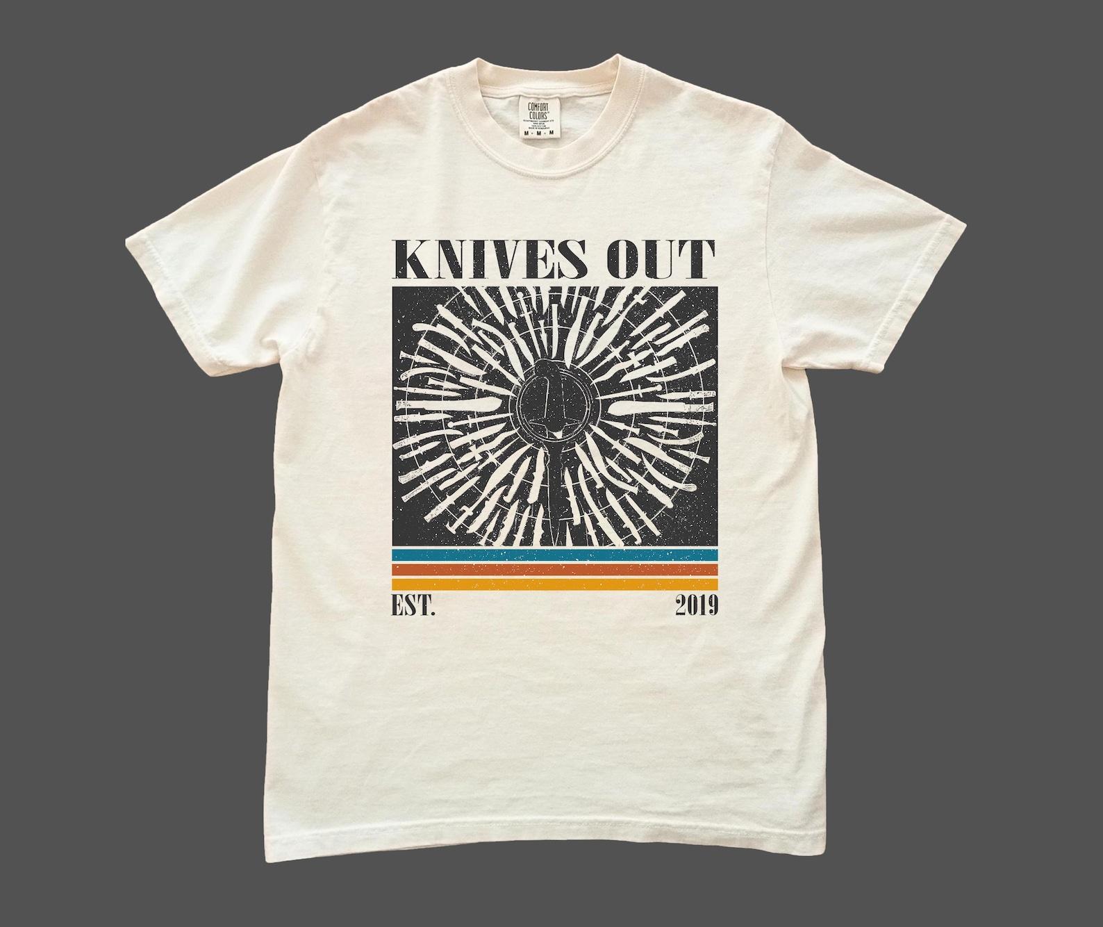 Knives Out Movie T shirt - Comfort Colors Vintage Retro Tee 4XL