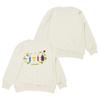 Bandai Classic Fr8918az Autumn/Winter Pikmin Fleece Long Sleeve Sweatshirt, Boys, Ivory