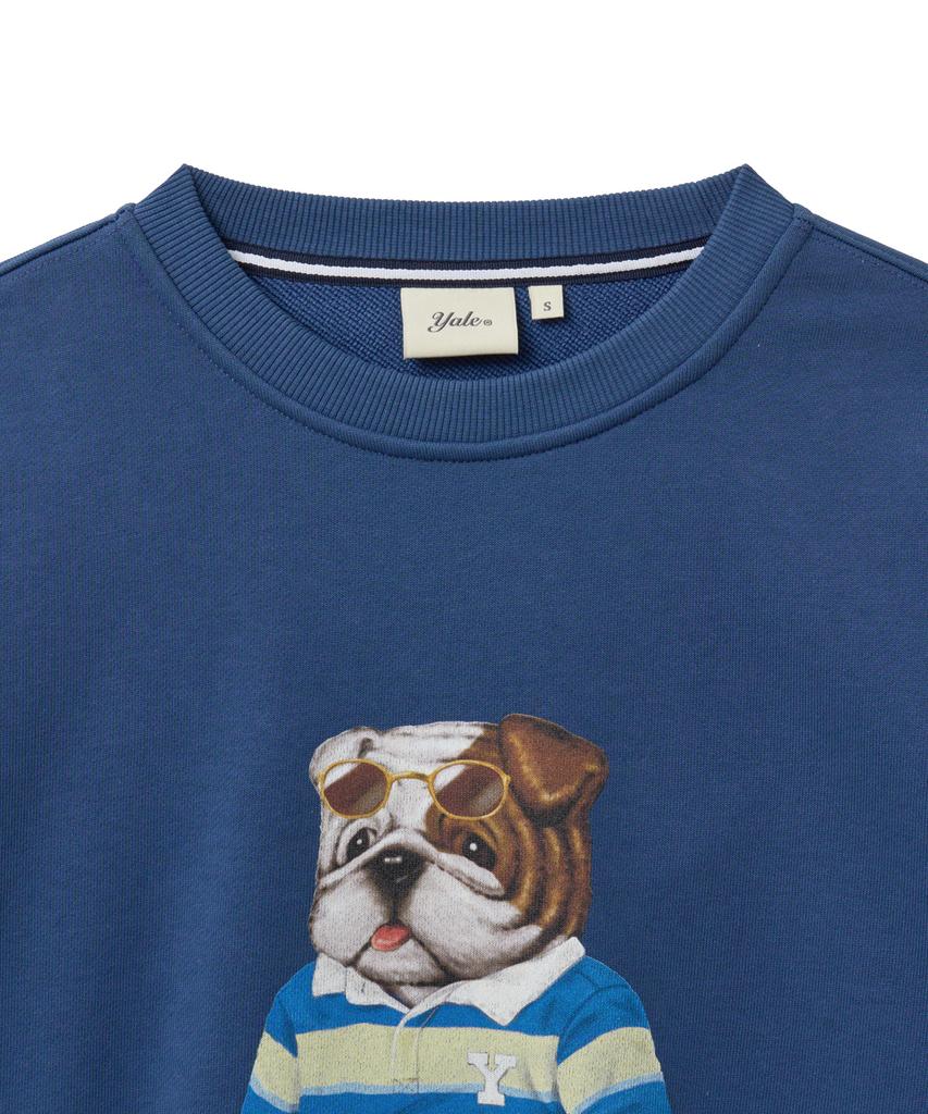 YALE Handsome Dan Sweatshirt_Vintage Blue