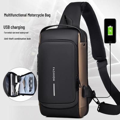 Borsa a tracolla da uomo impermeabile antifurto multifunzione 2023