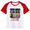 Summer Gorillaz 3D Print T-Shirts Boy Girl Fashion Streetwear T Shirt Kids Hip Hop Tops Tees Rock Band Tshirt Children Clothing