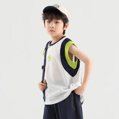 Duoduo Home Boys' Summer Breathable Sleeveless Sports T-shirt