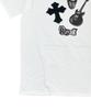 SK8ER ROCK Rock Cross Collage T-Shirt ((White))